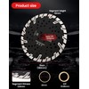 7" Granite Saw Blade Diamond Turbo Blade with Coolling Holes