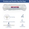 NQ Flag Pole Rope Kit - 50 Feet x 1/4"