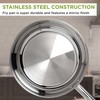 Ecolution Classic Stainless Steel Fry Pan, Professional Quality Sauté, Encapsulated