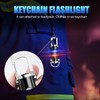 MC-ELIN 3 Pack Keychain Flashlights, EDC Mini Flashlight Rechargeable, COB