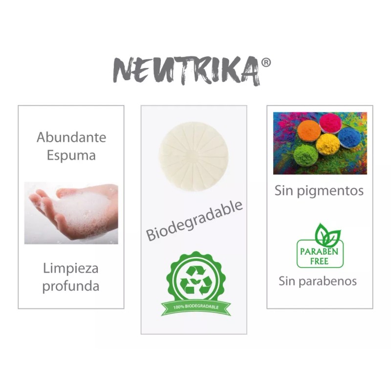 Neutrika Jabón Hotelero 15g Impreso - 100 Pzas. Amenidades Hoteleras