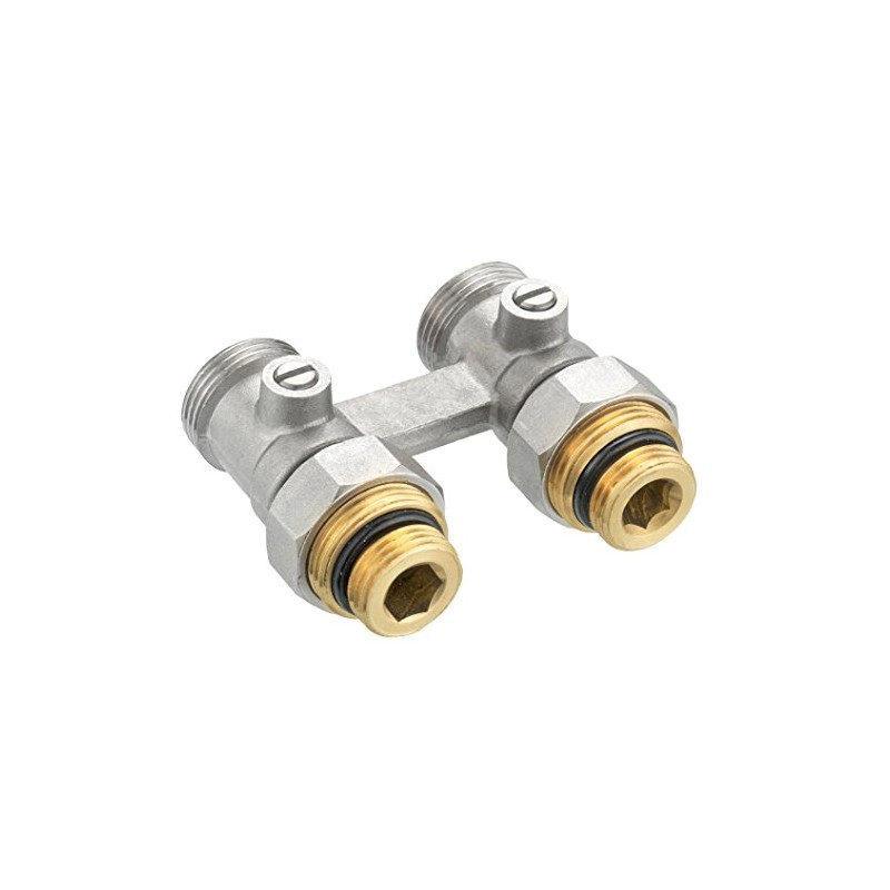 CORNAT VRS591510 Block Unit f.valved radiat. Brass Plated