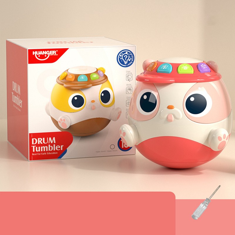 Musical Wobbling Toy Early Educational Multi Functional Electric Cartoon Wobbling