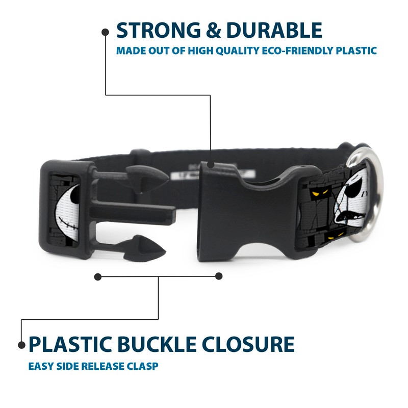 Buckle Down-DOWN Collar de Clip de plástico, Nightmare Before Christmas