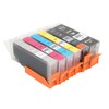 Printer Ink Cartridge Set No Fading Accurate Ink Cartridge Replacement
