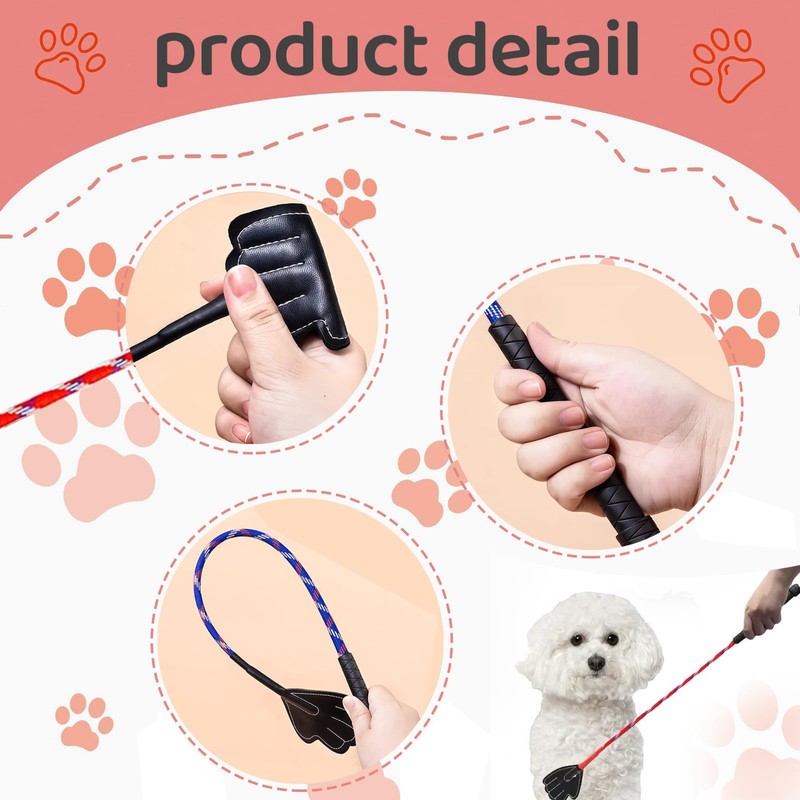 GSNYSAN 2 Pack Lightweight 17" Dog Training Stick Pole, Puppy