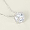 ZIYMU zm-p-019 Necklace, Cube, 15.7 inches (40 cm), Cubic Zirconia