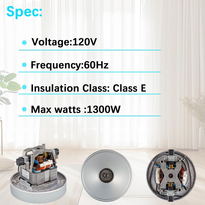 834036 Vacuum Motor for ProTeam Super Coach/ProVac Pro 6/Pro 10,834036