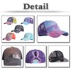 White Fang CA637 Women's Mesh Cap, Marble Pattern, Hat, Sports,