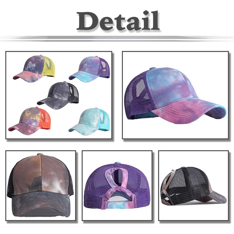 White Fang CA637 Women's Mesh Cap, Marble Pattern, Hat, Sports,