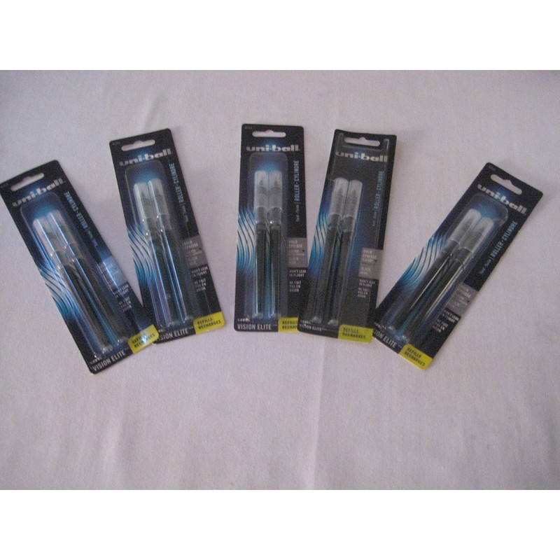 Refill for uni-ball Vision Elite Roller Ball, Bold, Black Ink,