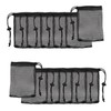 Funstreet 12 Pcs 6x4 Inch Mesh Drawstring Bags with Cord