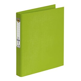MARBIG(R) 2D PE A4 Linen Ring Binder, 25 mm, Lime