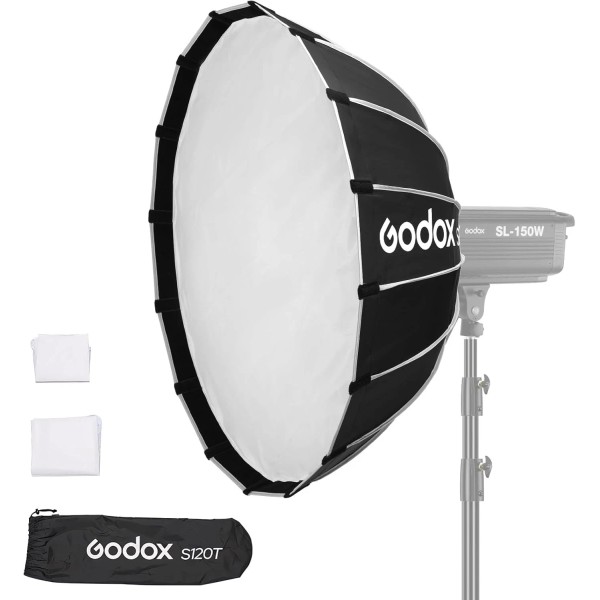 Godox S120T 120cm Stroble Flash Quick Release Umbrella Softbox Bowens