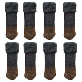 Toyo Case Chair Leg Covers Noise and Scratch Resistant Chair Socks 4 Pack (1 Chair) Navy CSK-NV 8 Pairs