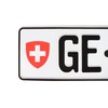 Switzerland European License Plate - Random Characters