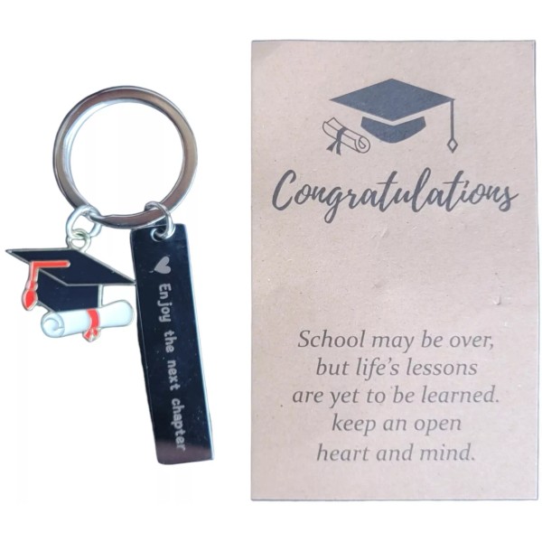 2024 Graduation Gift Keychain for Her Him Inspirational Senior Grad