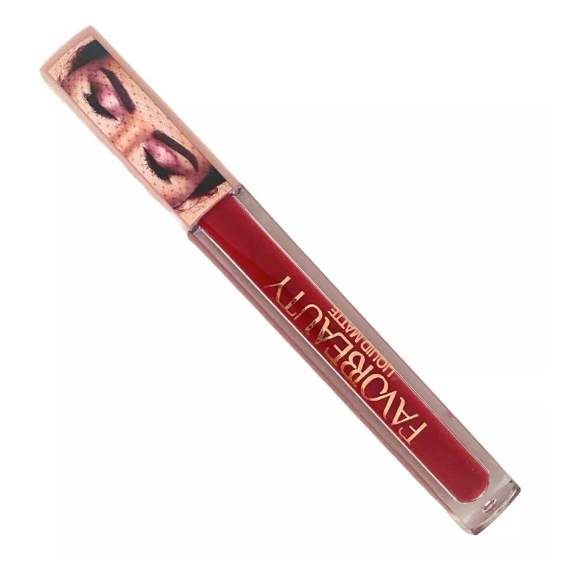 Favorbeauty Caja 24 Labiales Líquidos Mate Larga Duración Rojos Y