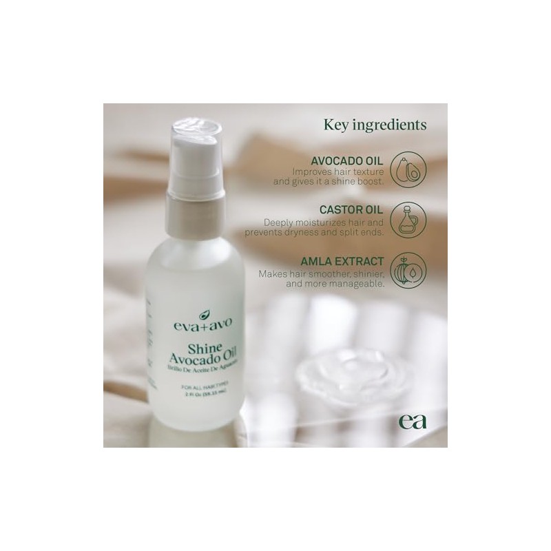 Eva + Avo Aceite de Aguacate para el Cabello -