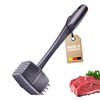Westmark Steakmaster Black Edition - Double Sided Meat Tenderizer &