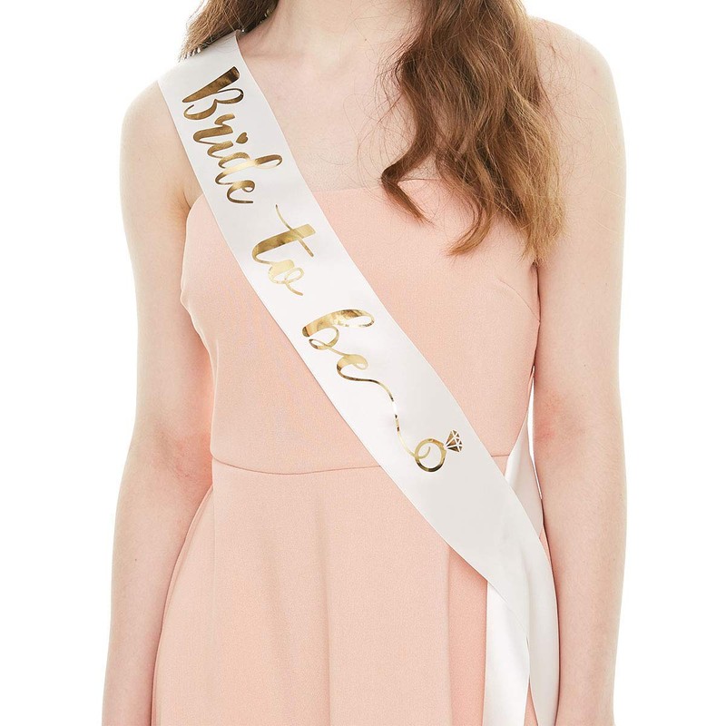 YULIPS Bride To Be Sash - Bachelorette Party Sash Bridal