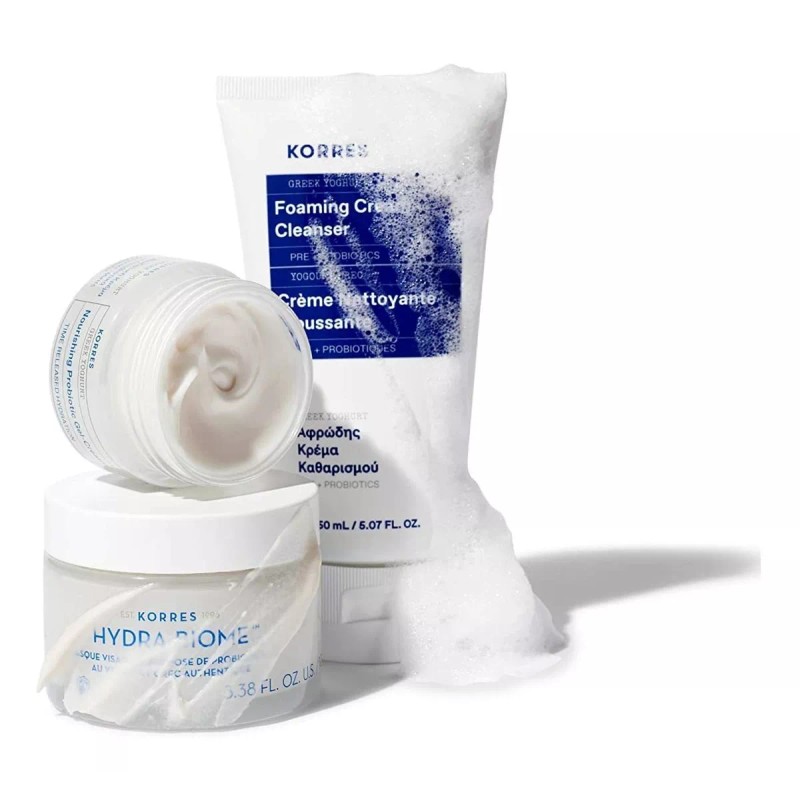 Korres Limpiador De Crema Espumante De Yogur Griego, 5.1 Fl