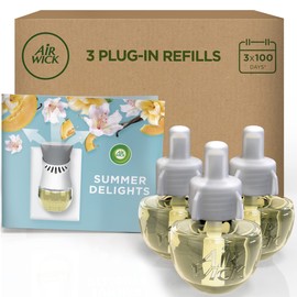 Air Wick|Summer Delights|Plug in Electrical Air Freshener Refill Pack |Pack of 3 | Lasts up to 300 Days