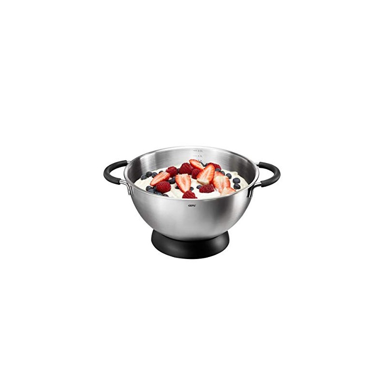 Gefu ge28140 Mesco Stainless Steel Mixing Bowl with Non Slip