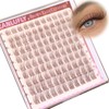 Brown Lash Clusters Natural Eyelash Clusters Invisible Band Brown Lash
