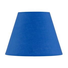 Set of 2 Royal Blue Fabric Table Lamp Shades, Lampshade for Table Lamp or Bedside Light, Diameter 20cm