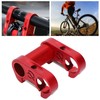 Bicycle Double Stem Riser 25.4MM Folding Bike Aluminium Alloy Adjustable