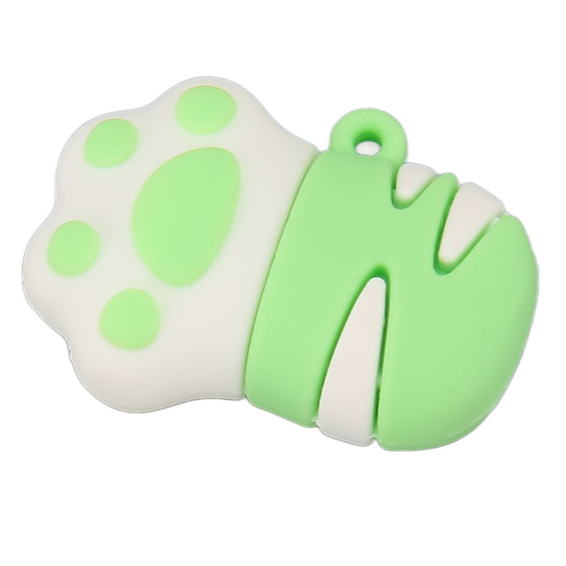 Cartoon Flash Drive Cute Cat Paw Shape Anti Electromagnetic Interference
