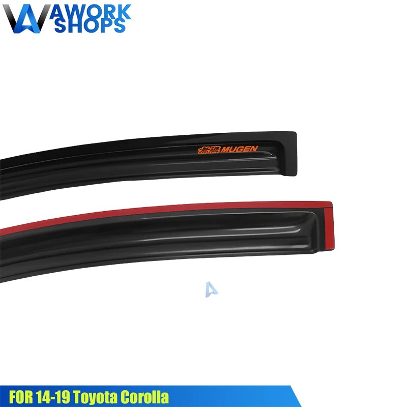 aworkshops Fits 05-10 Honda Odyssey Window Visors Shade Rain Guard