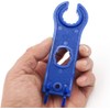 2Pcs Blue Home Improvement Tools 2Pcs Solar Panel MC4 Connector
