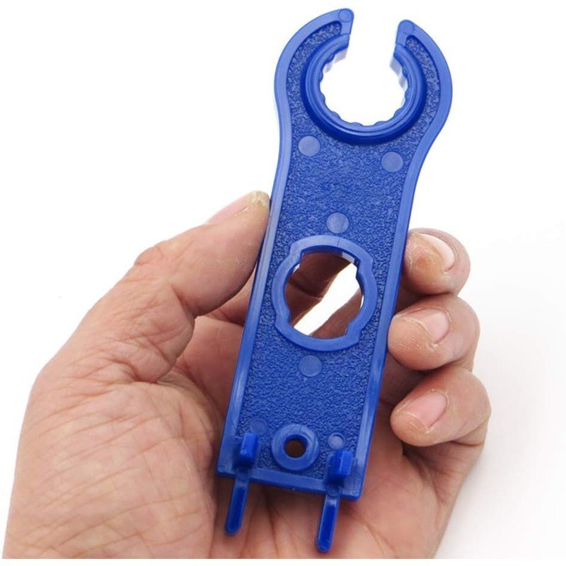 2Pcs Blue Home Improvement Tools 2Pcs Solar Panel MC4 Connector