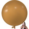 KALOR 36 Inch Giant Retro Khaki Balloons, 6 Pack Large