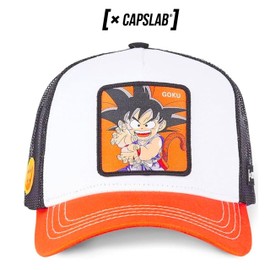 Capslab Muten Roshi Dragon Ball Black Trucker Cap, Trucker-Goku-White-#33854