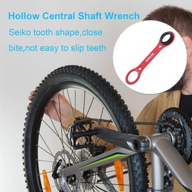 Lohill BB Wrench, Multifunctional Mountain Bike Repair BB Tool with Adapter Tool, Bicycle Bottom Bracket Wrench for Dub/Tl-Fc32/Tl-Fc25/Tl-Fc24, for Bicycle Repairs