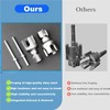 Integrated Pipe Threading Tool, 1/2“ And 3/4” Drill Compatible Dual-Function