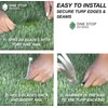 USA Made (150 Pack) Synthetic Grass Landscape, 5.5" Turf Nails/Stakes,
