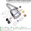 Bolso Transparente TPU Bandolera para Estadios,Negro