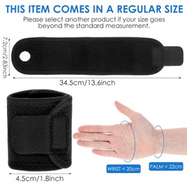 Wrist Compression Strap and Brace, 2Pcs Adjustable Wrist Support Wrap Strap Compression Hand Brace,Adjustable Wrist Support Brace Wraps,Arthritis Carpal Tunnel Compression Band
