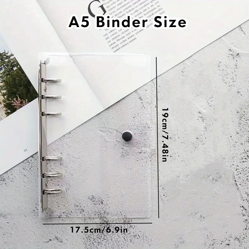 A5 Sticker Organiser Scrapbook - Refillable Storage Folder with Pockets