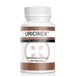 Uricinex Uric Acid Support Supplement - 60 Capsules - New