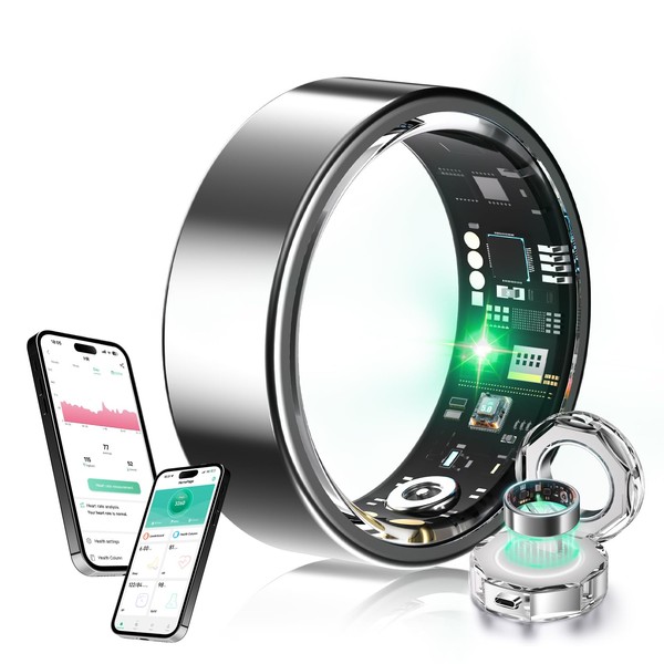 XSWCCJJ New Upgraded Smart Ring【JZ5.0 Chip & 0 Measurement Error】