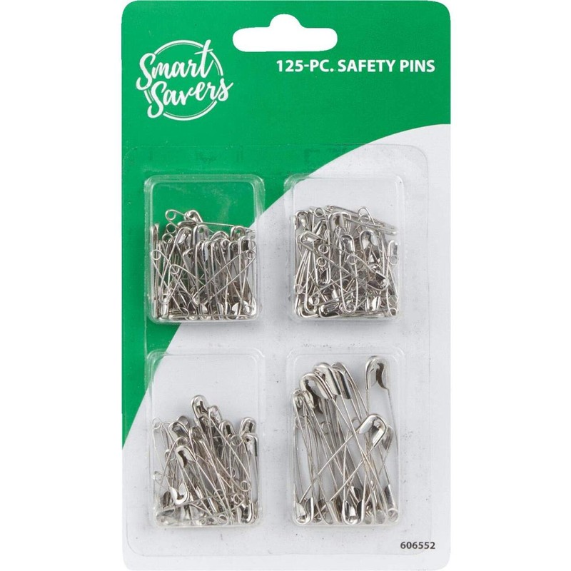A1SONIC® 100+ Safety PINS Pack Assorted Sizes Small Medium Large