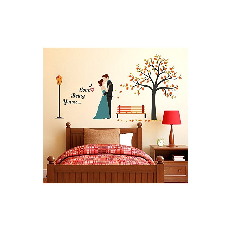 Wallstick 69-3102 'I Love Being Yours' Vinyl Wall Sticker (Multicolour,