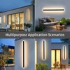 GOTEFULL 2-Pack 40" Long Outdoor Modern LED Wall Light, 30W