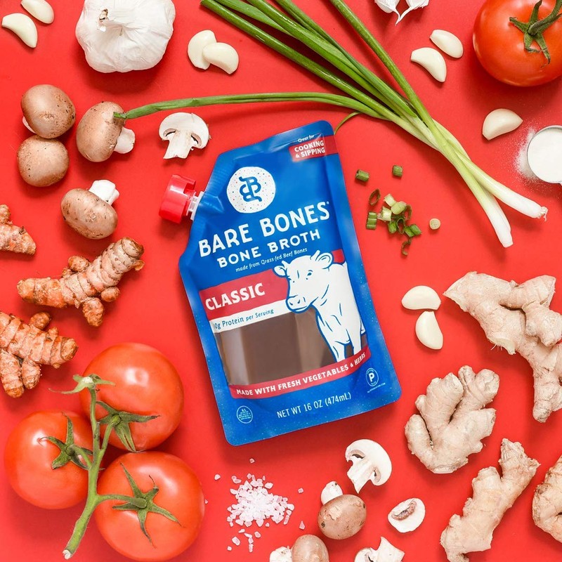 Bare Bones Beef Bone Broth – 100% Grass Fed Beef