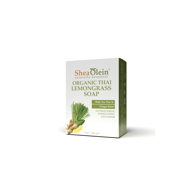 Shea Olein Natural Bar Soap - Organic Thai Lemongrass Soap